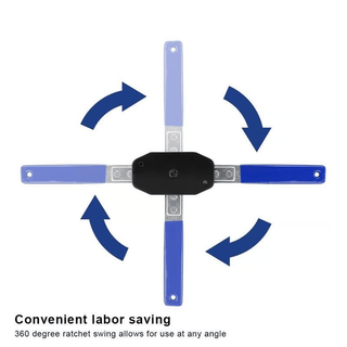 💥Last Day 49% OFF 🚗 -360° Rotating Ratchet Brake Caliper Tool