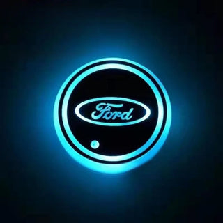 NeonCruise - 7-Color Ambient Car Coasters | Tap-Control Glow System