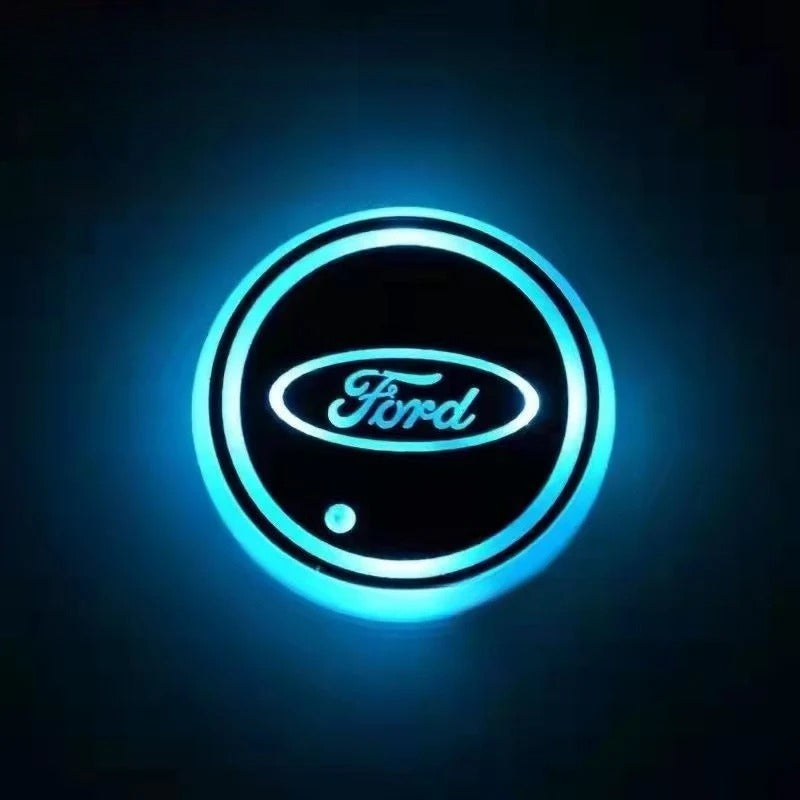 NeonCruise - 7-Color Ambient Car Coasters | Tap-Control Glow System