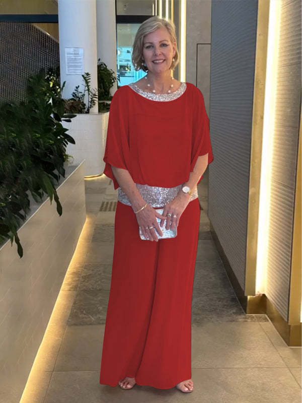 OpalFlare – Sequined Two-Piece Outfit