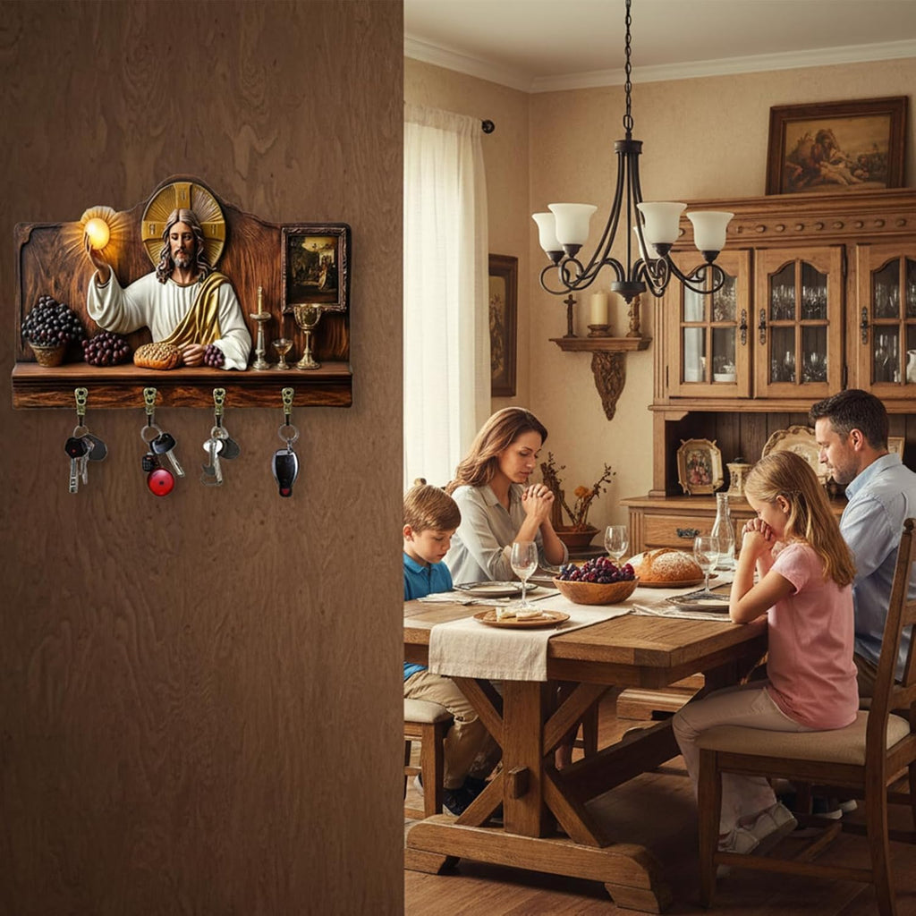 Cross & Cradle - Nativity-Themed Christian Wall Decor