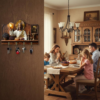 Cross & Cradle - Nativity-Themed Christian Wall Decor