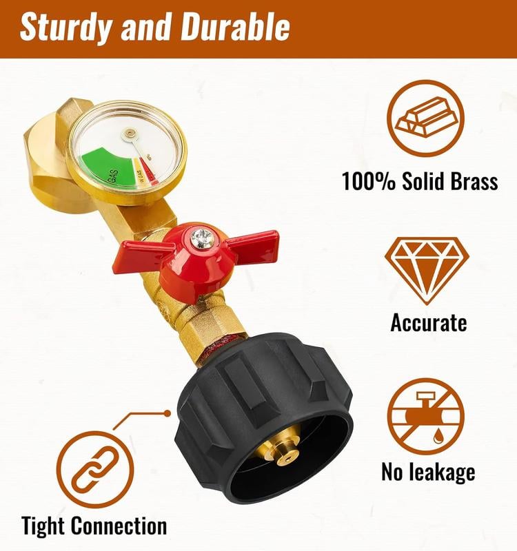 RefillX - Compact Propane Transfer Adapter