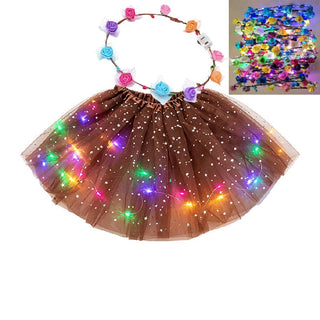GlowTwirl – Light-Up Star Mesh Princess Tutu