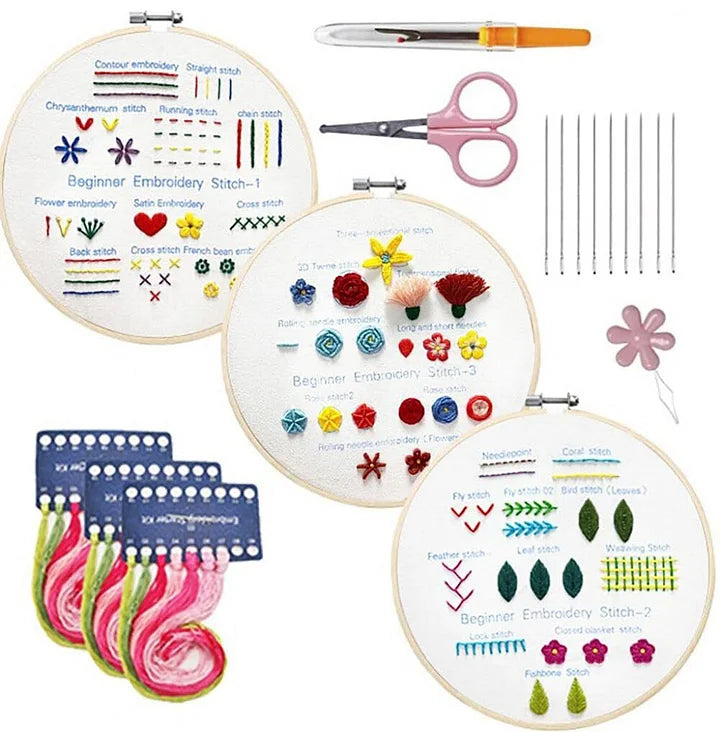 StitchCraft – Embroidery Starter Kit