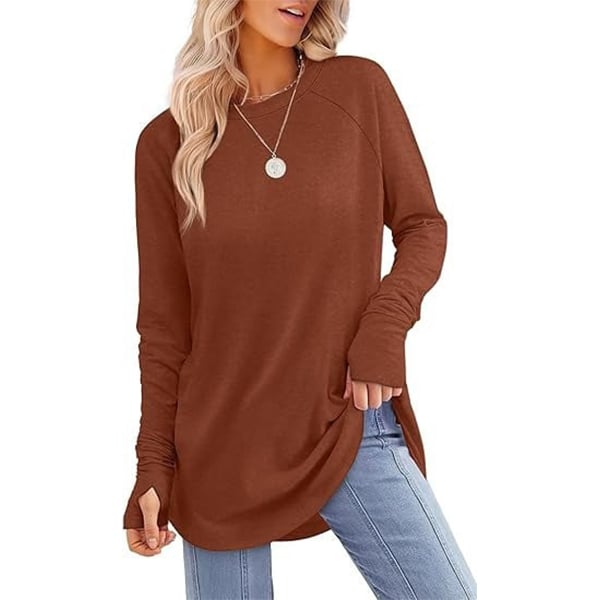 CozyCurve – Women’s Long Sleeve Tunic Top