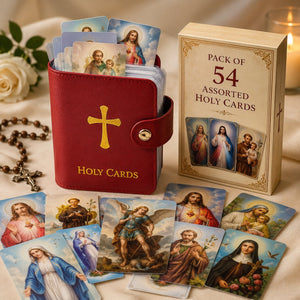 FaithKeeper – Genuine Leather Holy Card Holder
