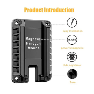 Magnetic Handgun Mount - Your Ultimate Secure Storage Solution