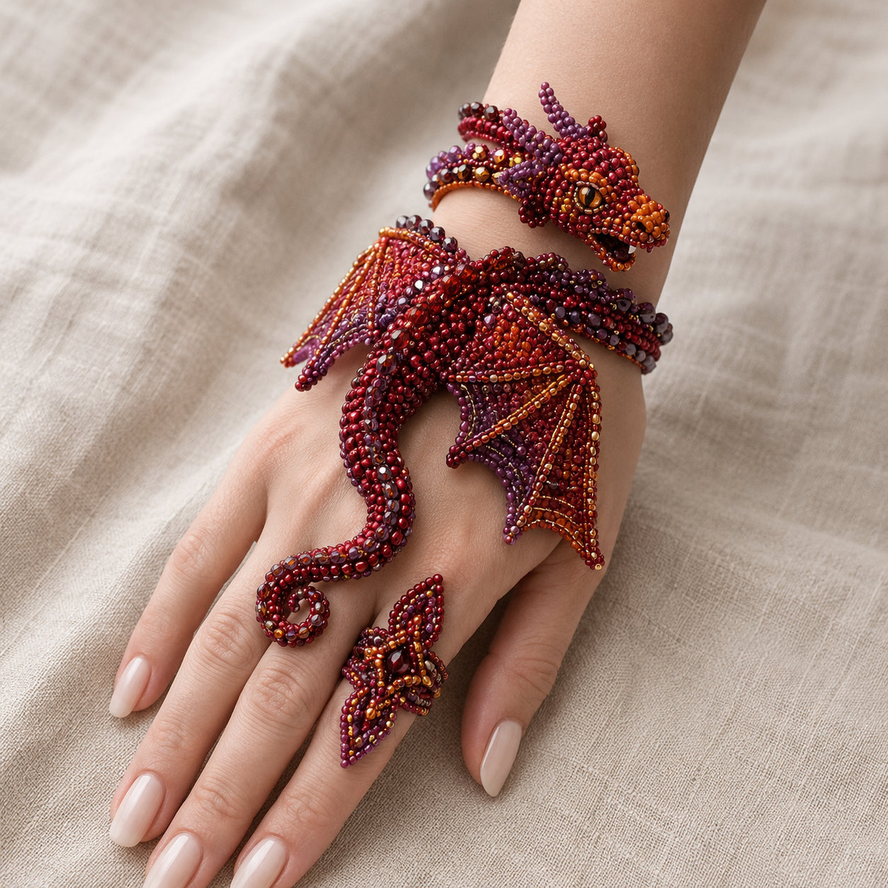 🔥 49% OFF – DIY Beaded Hand Bracelet Kit – Create Your Own Wearable Art🔥Last 4 hours🔥BUY 3 GET 1 FREE (Add 4 Pcs To Cart)