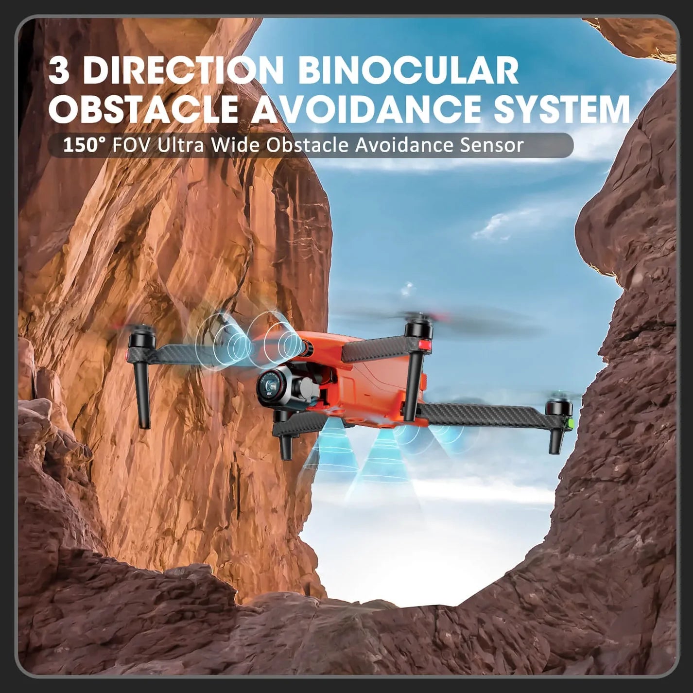 FalconX – Professional 4K Drone with Obstacle Avoidance