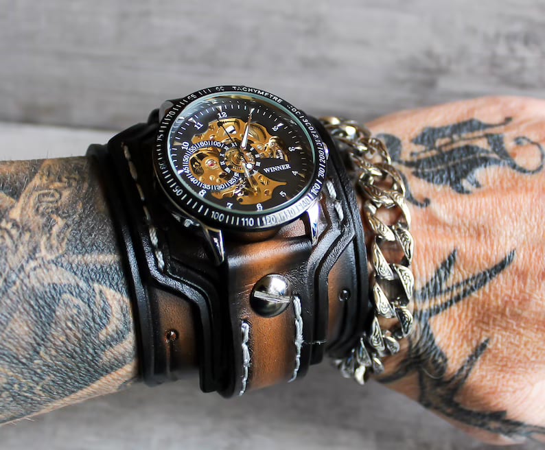 GearLord – Men’s Steampunk Wrist Watch