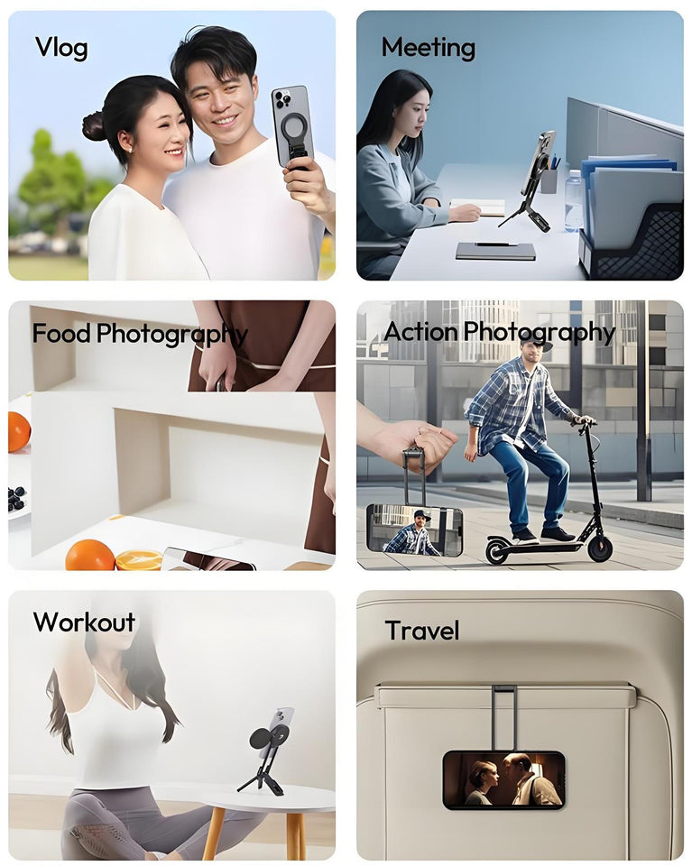 MobiMag | Magnetic Tripod & Phone Holder
