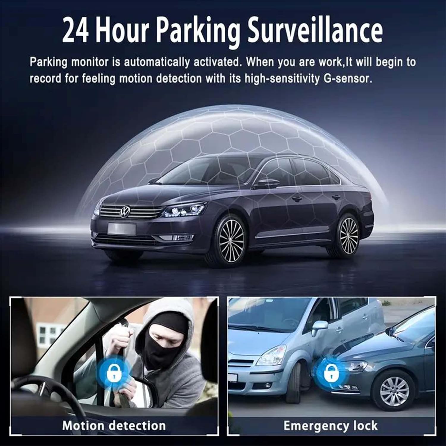 DriveGuard – Full View Car Dashcam System