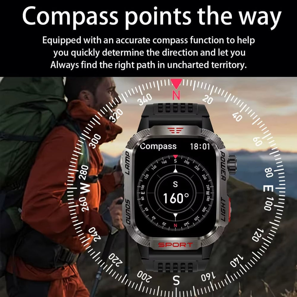 VanguardX - Outdoor Military Smart Watch – Power Meets Precision