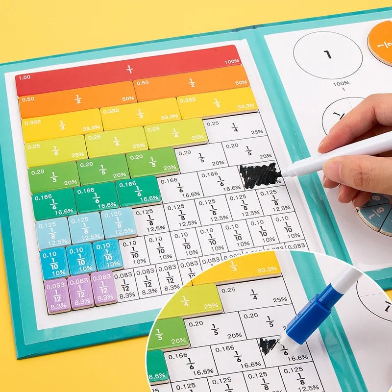 MagnaMath | Interactive Fraction Puzzle for Kids