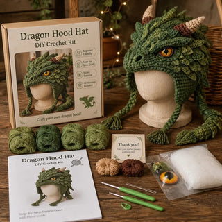 MystiKnit – Fantasy Hood Hat Crochet Kit