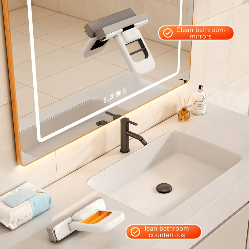 SwiftScrub | Mini Foldable Mop - Fast, Easy & Hygienic Cleaning