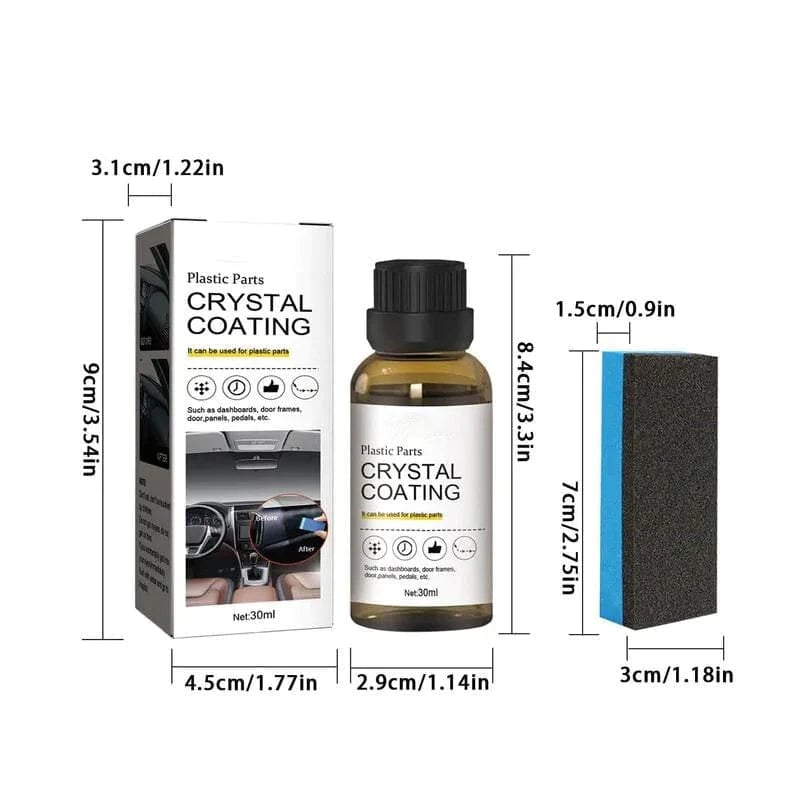 Varnex - Long-Lasting Shine Spray for Auto Plastic Restoration
