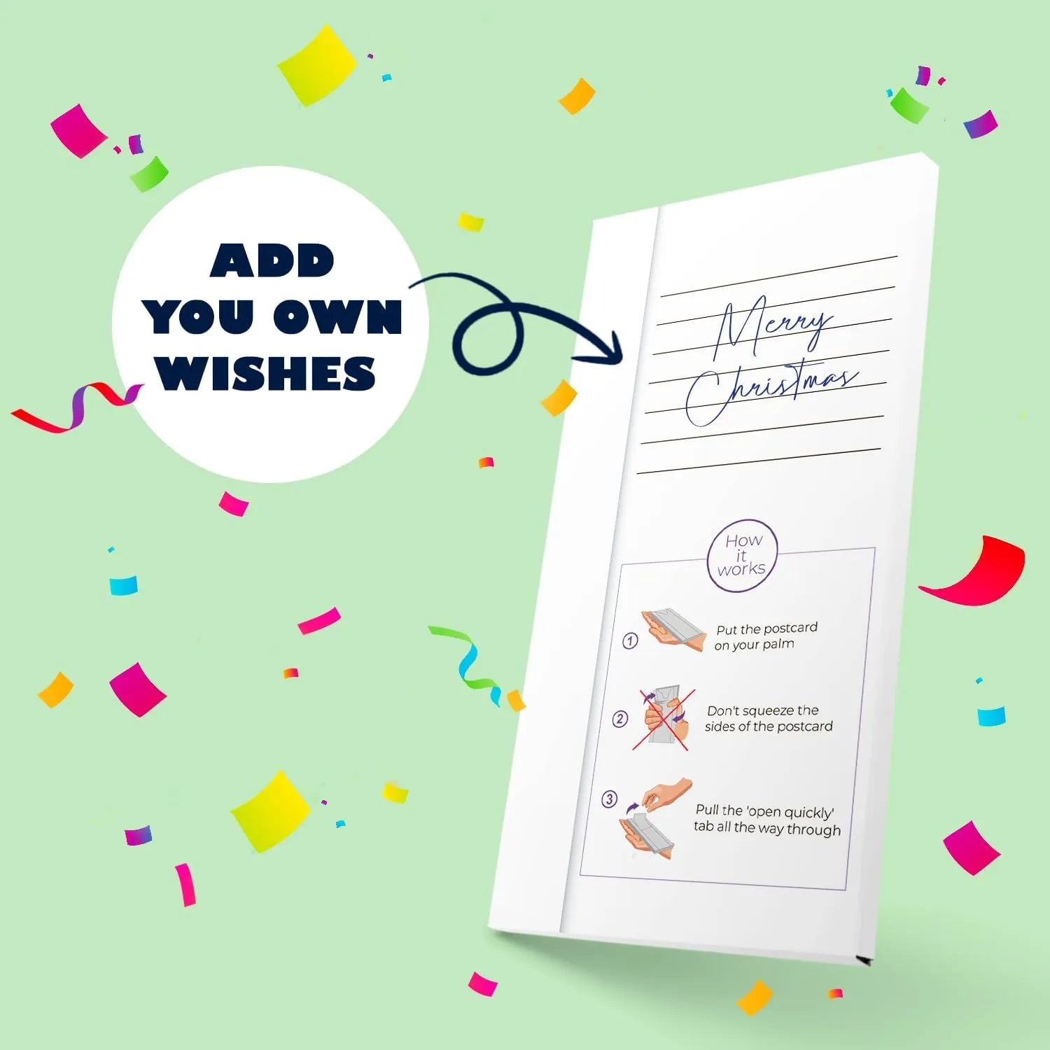 JoyPop – Christmas Exploding Confetti Surprise Card