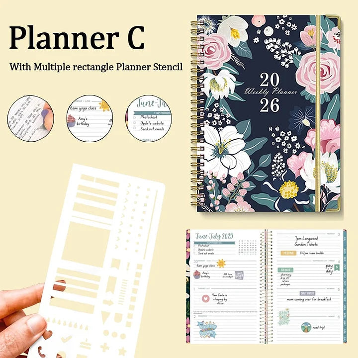 EduPlan – 2026 Study Planner with Stencil Tools