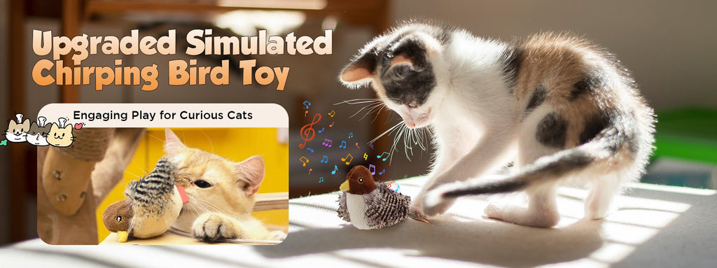 FelineFlutter - Engaging Bird Toy to Boost Cat Exercise