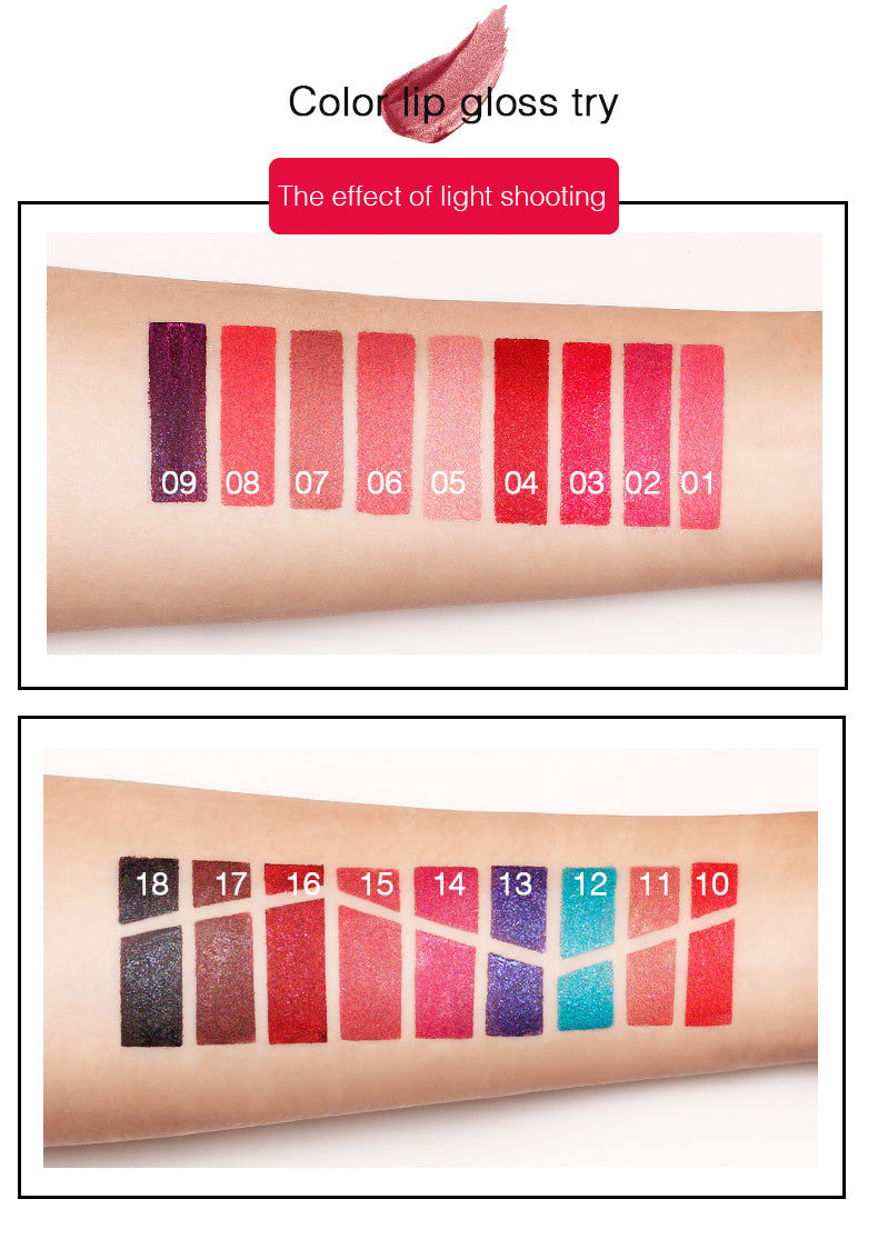 GlamAura – Diamond Matte Shimmer Lipstick