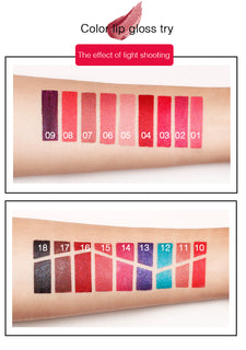 GlamAura – Diamond Matte Shimmer Lipstick