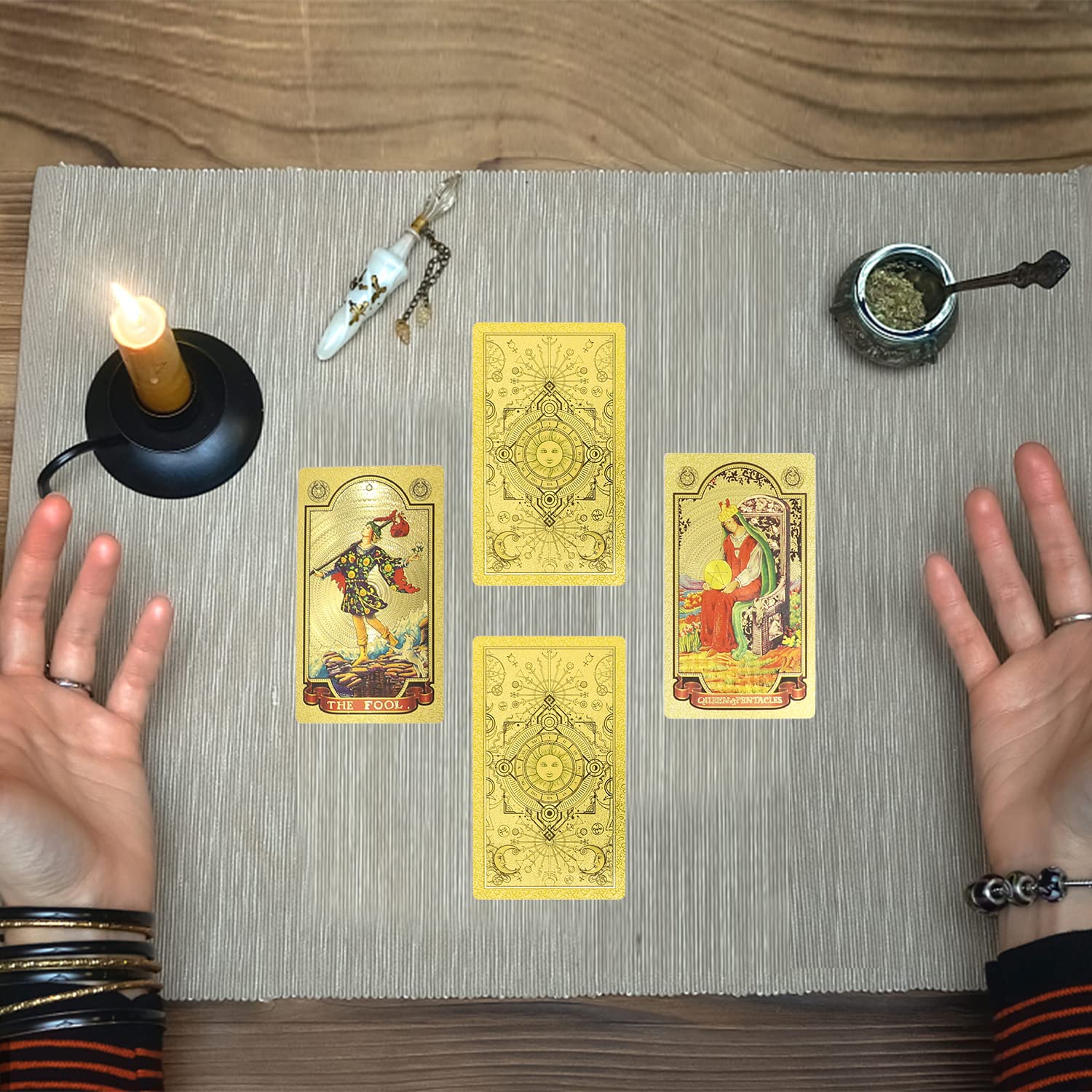 GoldenOracle – Luxury Gold Foil Tarot Deck