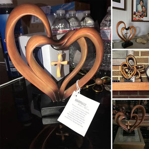 JesusLove - Entwined Hearts Easter Cross