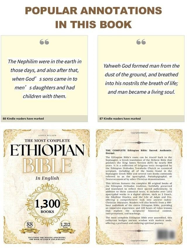 🔥LAST DAY 70% OFF🔥THE COMPLETE ETHIOPIAN BIBLE in English