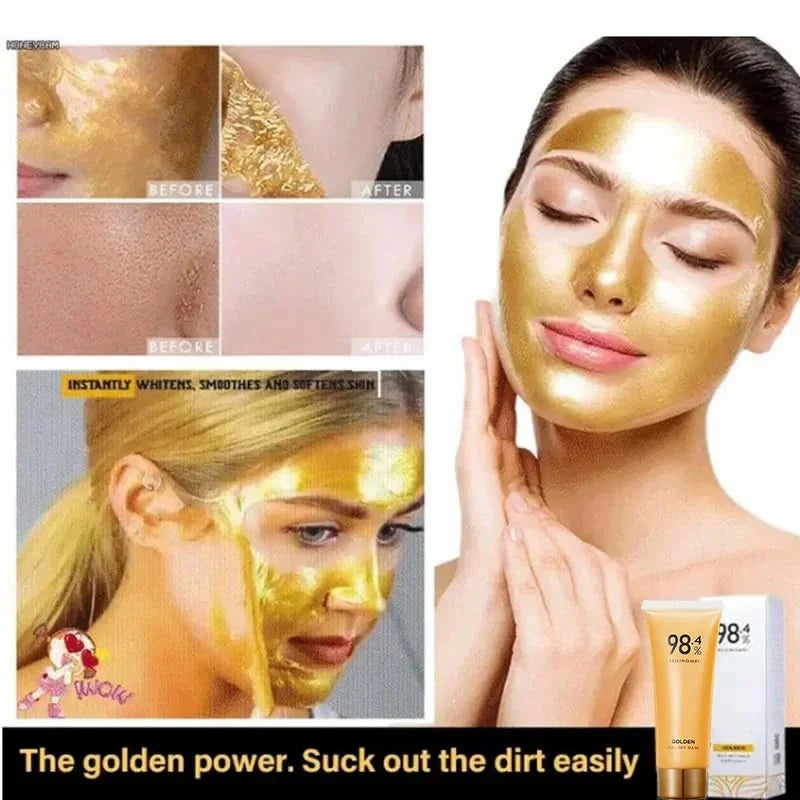 SkinGlow | Luxe Gold Foil Peel-Off Mask