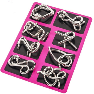 🔥Metal Puzzle Ring,Educational intellectual Toys IQ Toys,Metal Brain teaser Puzzles