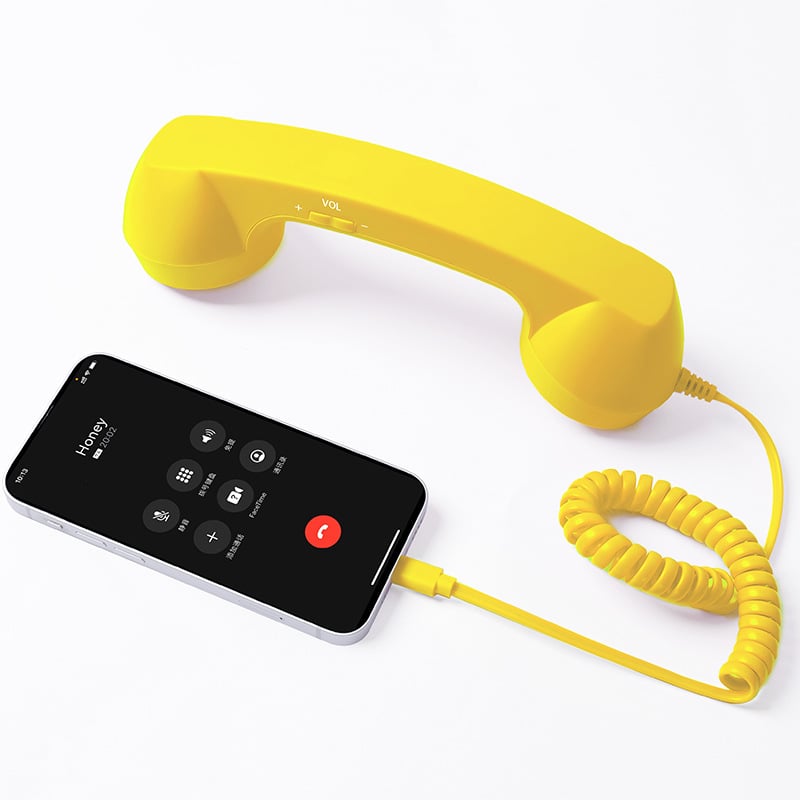 VintageTalk - Wired Retro Phone Handset