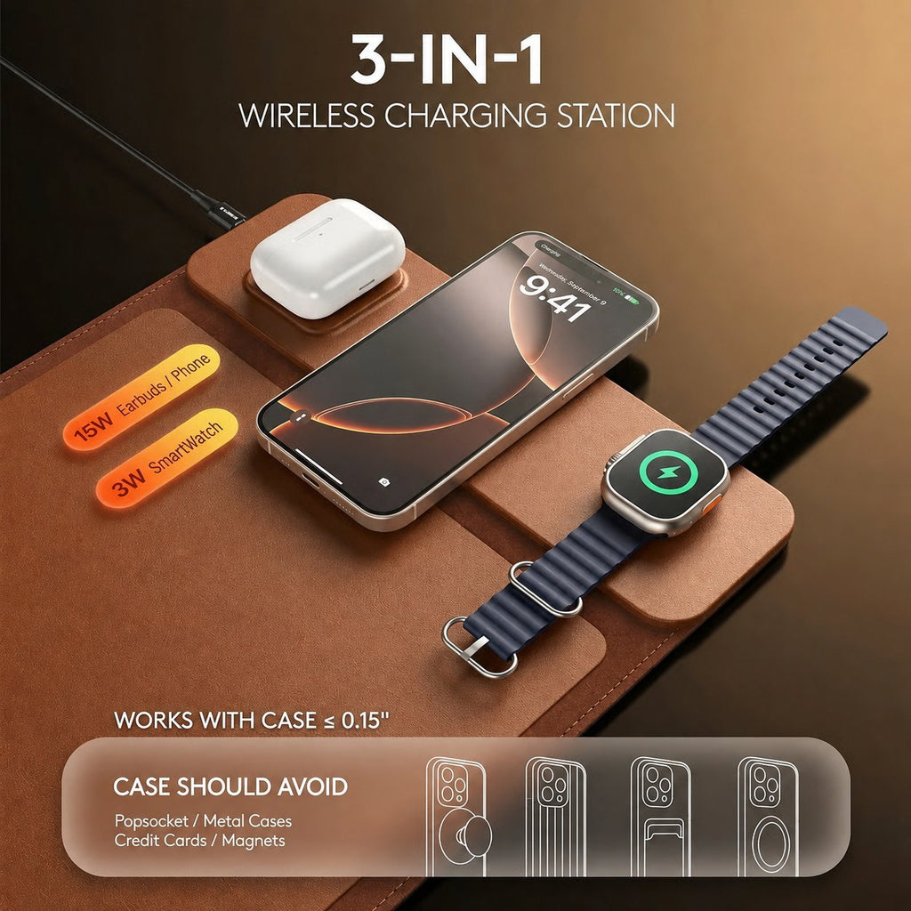 TechNest – Premium Wireless Charging Laptop Bag