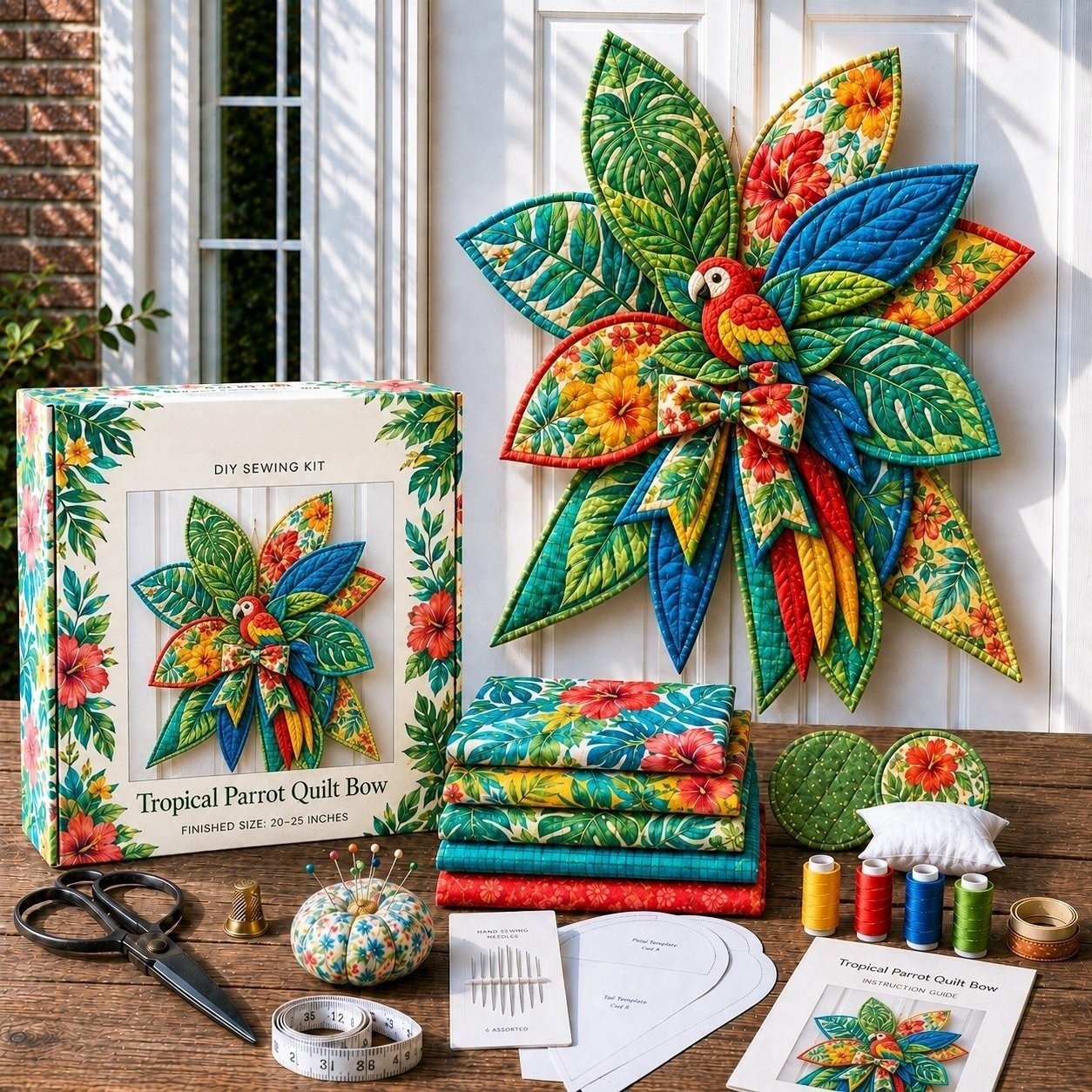 StitchCharm – Oversized 3D Quilted Bow Craft Kit