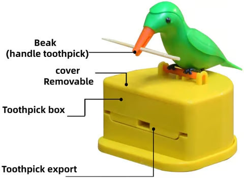 PickPerch – Cute Bird Toothpick Dispenser