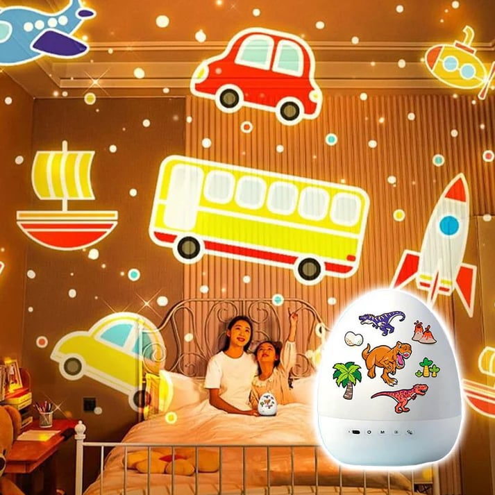 DinoGlow – Dinosaur Egg Night Light Projector