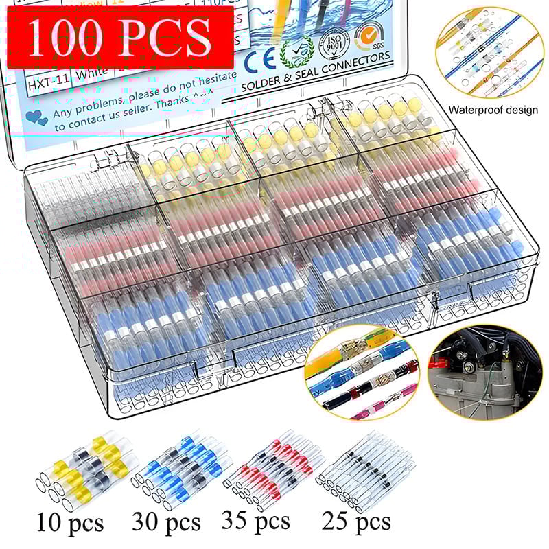 AquaSeal - Waterproof Heat Shrink Solder Wire Connector Kit