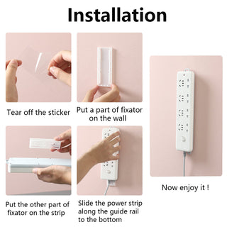 WallGrip - Adhesive Socket Holder for Effortless Mounting