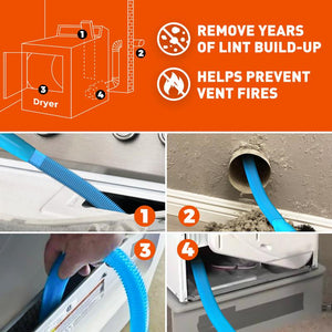 FluffFree - Dryer Vent Cleaner for a Safer Home