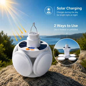 SolarFold - 2-in-1 Folding Solar Lantern