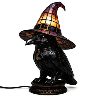 WitchGlow – Vintage Tiffany Style Cat Night Lamp