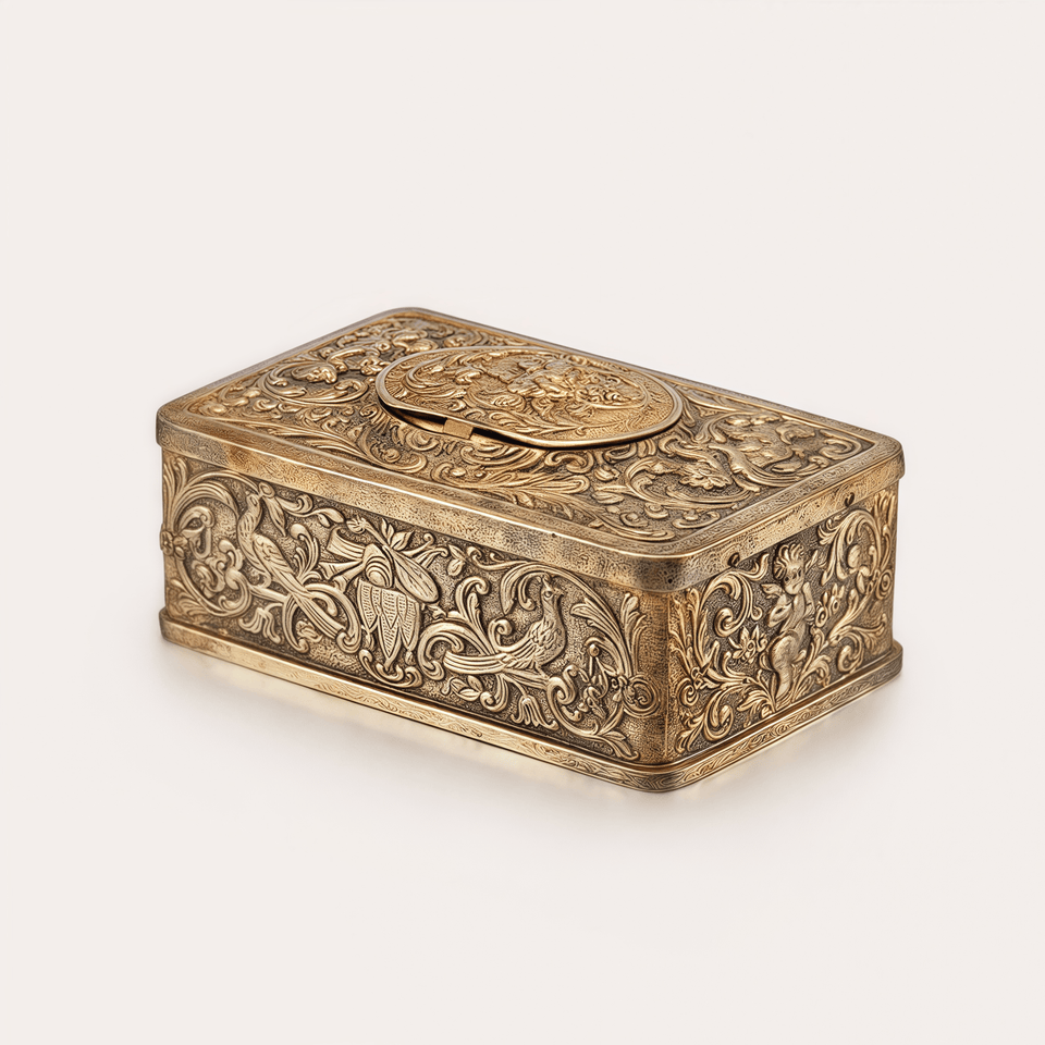 Elowen - Mechanical Melody Box | A Golden Whisper of the Past
