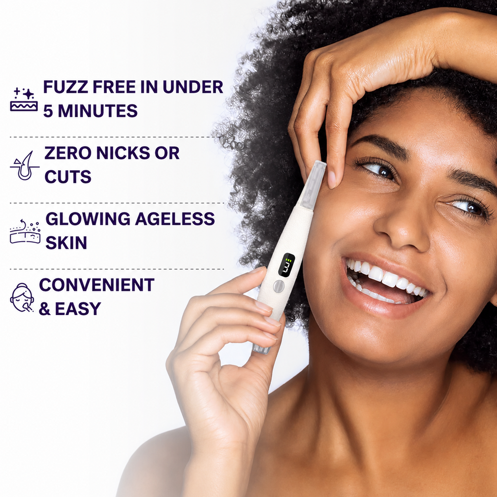 SilkSonic – Premium Facial Dermaplaning & Exfoliation Tool