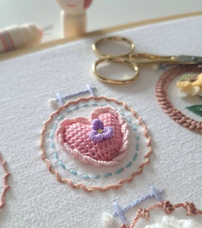 BloomStitch – Small Flower Embroidery Kit