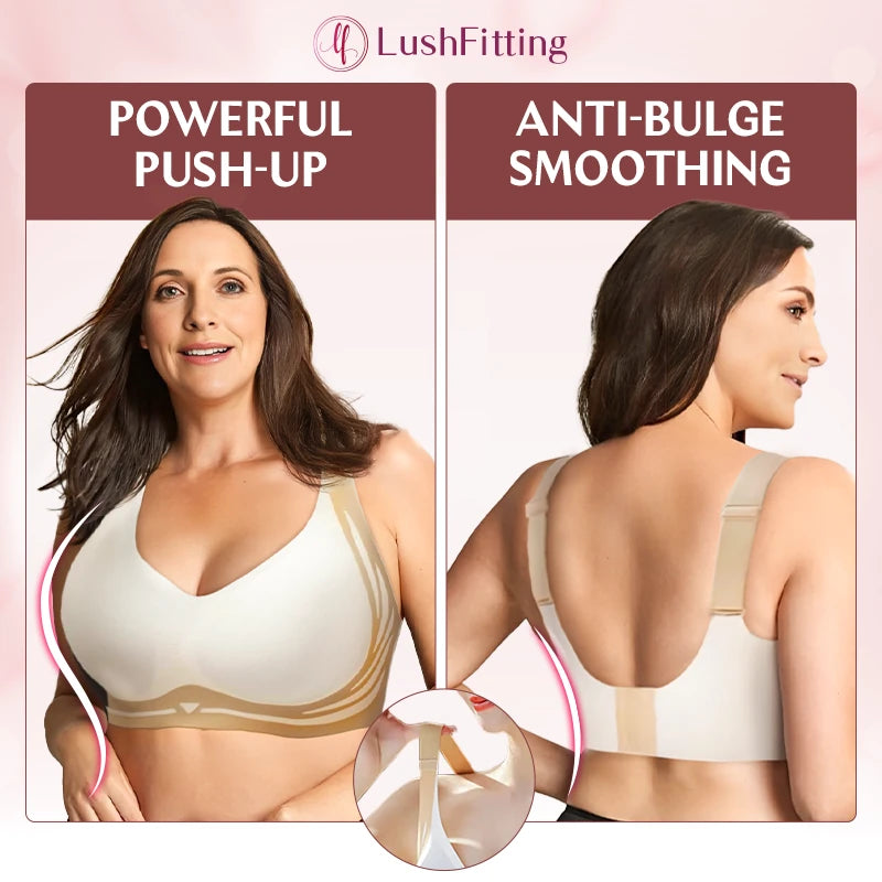 LushFitting - Seamless Push-Up Support Bra