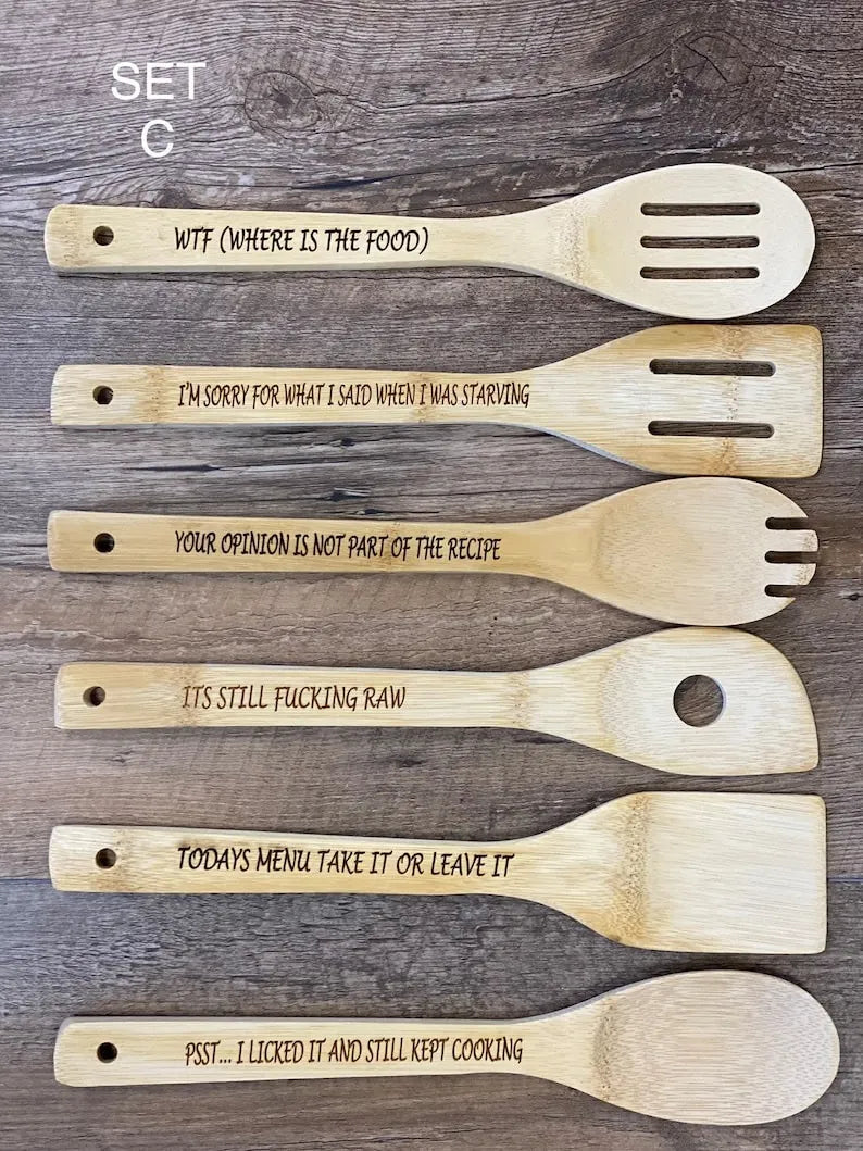 SpoonFun - Ultimate Funny Wooden Spoon Set