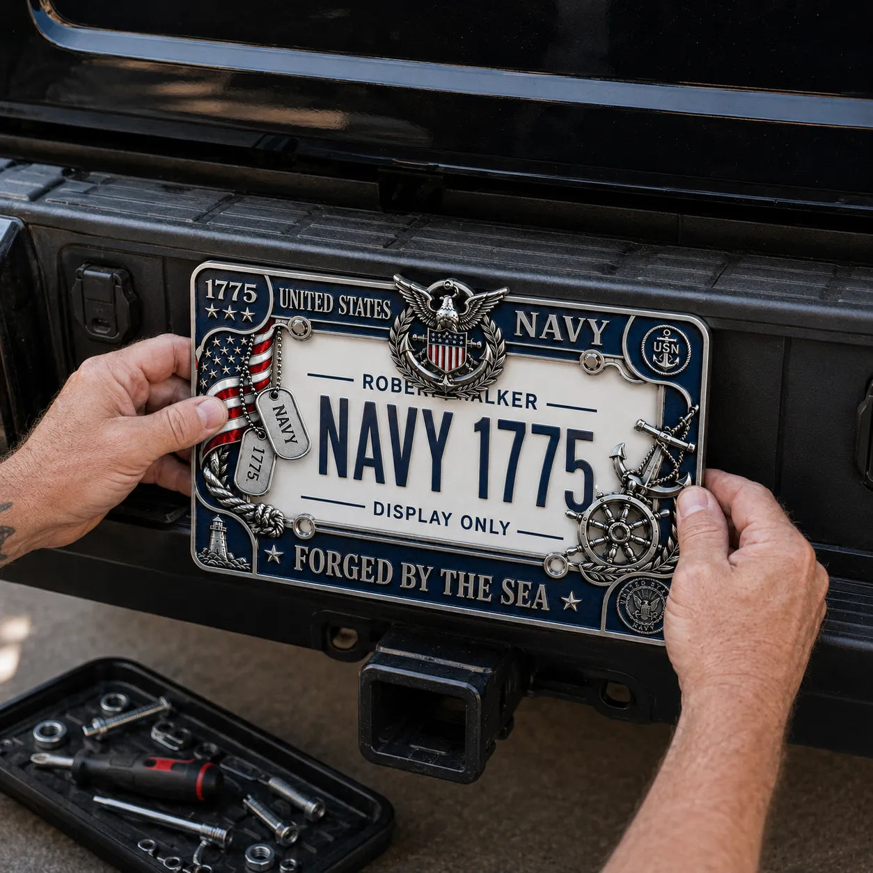 OceanMark – Coastal Style License Plate Frame