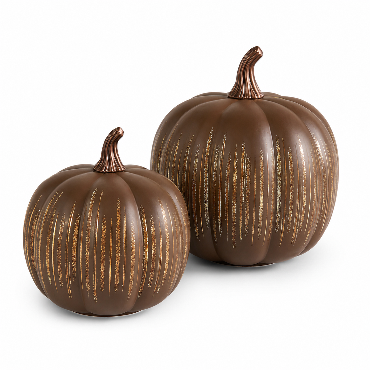 GlowHaven – Decorative Twinkling Glass Pumpkin Light