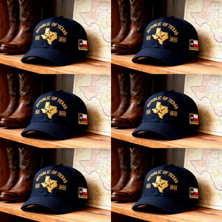 Republic of Texas Embroidered Hat